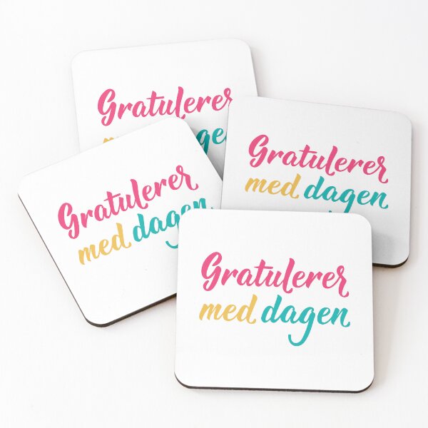 Artikelvorschau, Gratulerer med day. Norwegischer Text: Herzlichen Glückwunsch zu diesem Tag. entworfen und verkauft von pidzam4e.