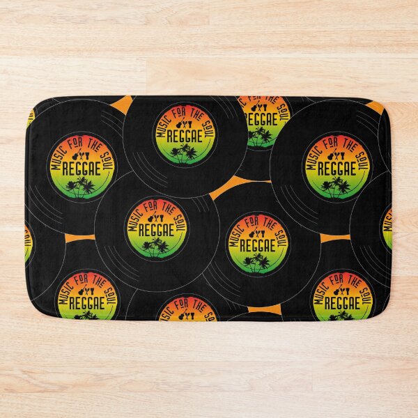 Item preview, Reggae Music Vinyl LPs Pattern designed and sold by HotHibiscus.