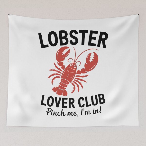 Item preview, Lobster Lover Club Funny Parody designed and sold by Retr0Tshirts.