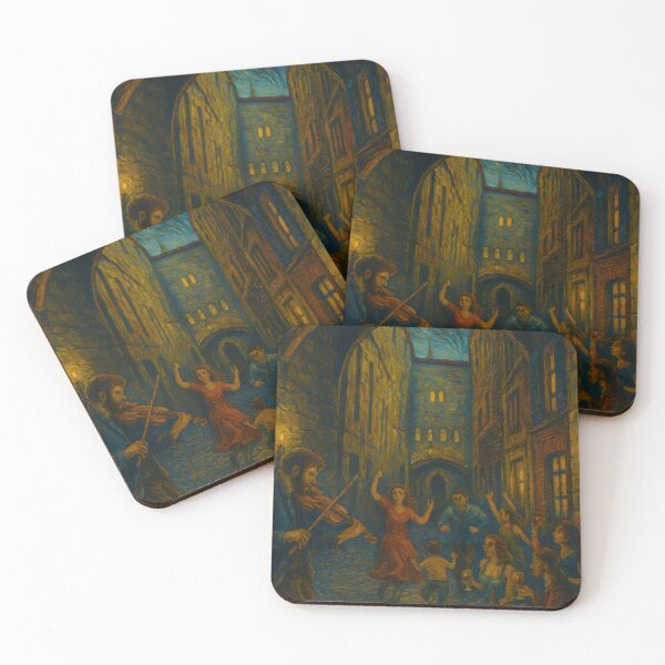 Item preview, Palais des Archevêques Night Scene Narbonne - Van Gogh Style Art designed and sold by Tinylegends.