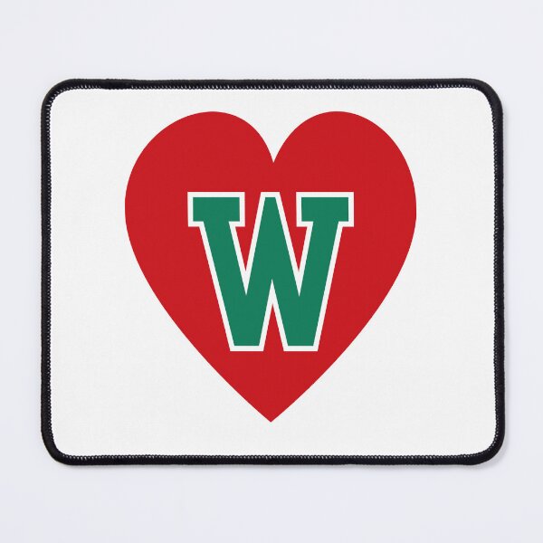 Item preview, Worcester heart design with W designed and sold by Petchi Designs.