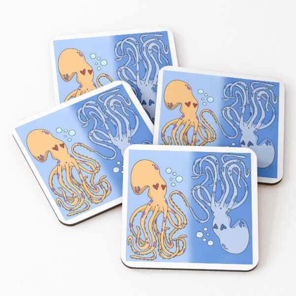 Item preview, Octopuses in love designed and sold by Gigishopping.