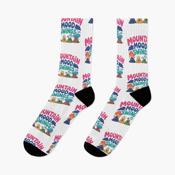 Item preview, Mountain Mood Swings – Funny Volcano Cartoon Art designed and sold by MonkiFlipp.