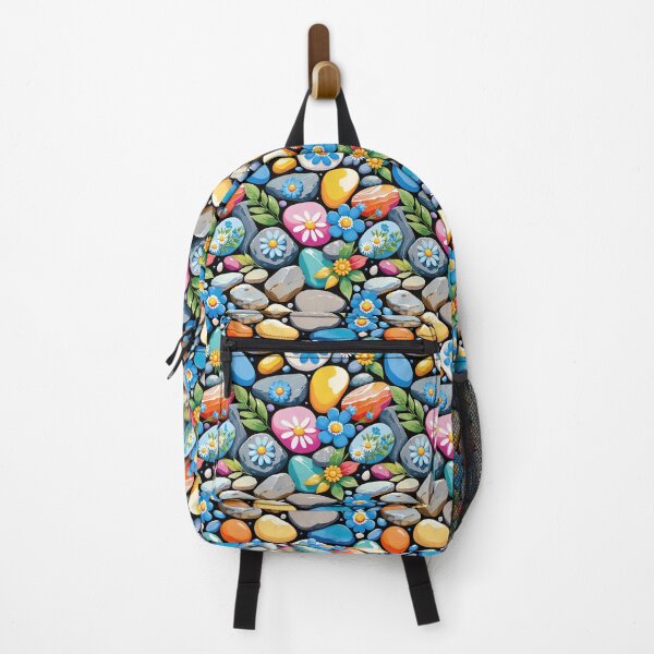 Item preview, Painted River Rocks Floral With Wildflowers Rocks And Pebbles designed and sold by CarrollGene.