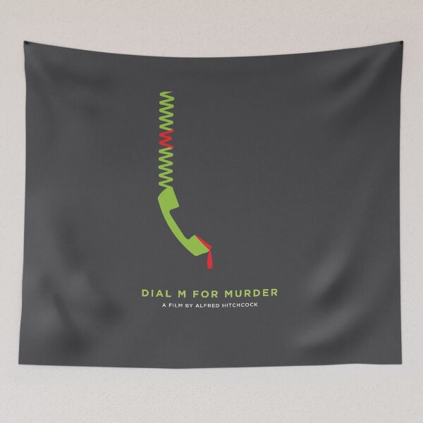 Item preview, Dial M for Murder minimal hollywood movie poster film art print designed and sold by Artission.