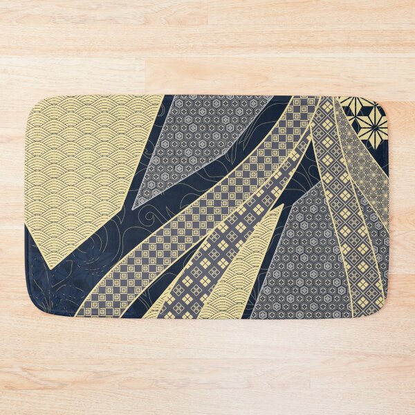 Item preview, Ribbon Mix Pattern Golden Denim designed and sold by urrin DESIGN.