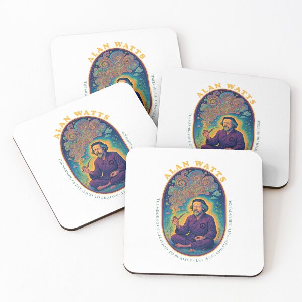 Item preview, Alan Watts – The Psychedelic Philosopher in Stillness designed and sold by Boogosh.