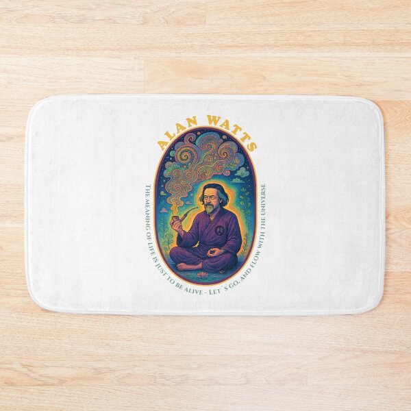 Item preview, Alan Watts – The Psychedelic Philosopher in Stillness designed and sold by Boogosh.