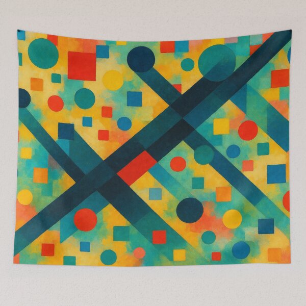 Item preview, Geometric dance of colors designed and sold by Sigtrix.