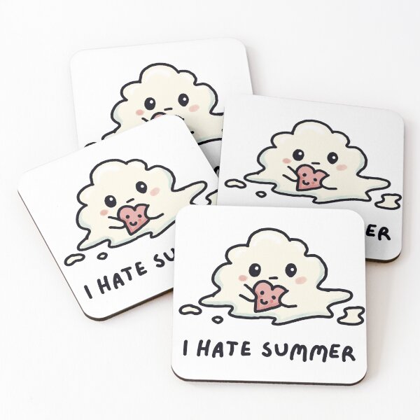 Item preview, I hate summer funny cloud cartoon designed and sold by MeiAndMatcha.
