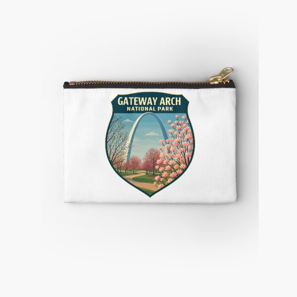 Item preview, Gateway Arch National Park Retro Sticker designed and sold by Ismeal Von.