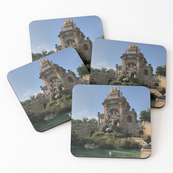 Item preview, Fountain and Golden Statues - Barcelona designed and sold by ArevaloM.