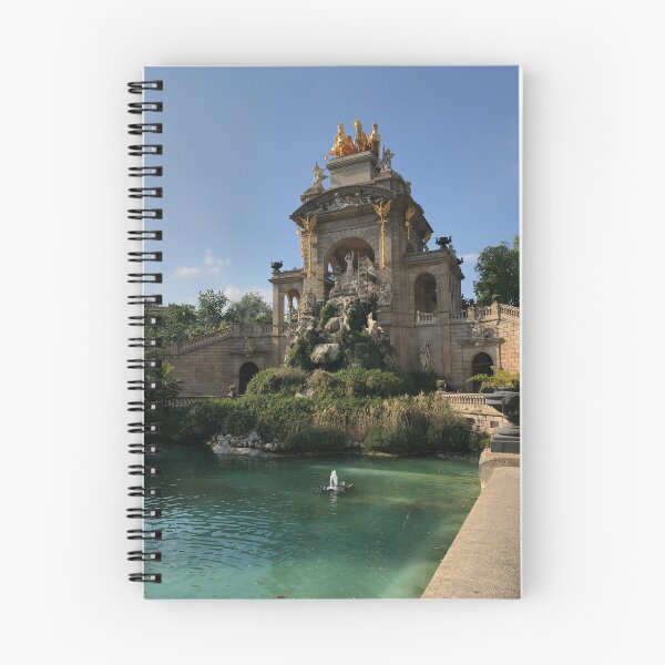 Item preview, Fountain and Golden Statues - Barcelona designed and sold by ArevaloM.