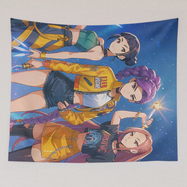 Item preview, Huntrix Kpop Demon Hunters Anime Style, Rumi Mira Zoey Takedown Saja Boys designed and sold by matchakpop.