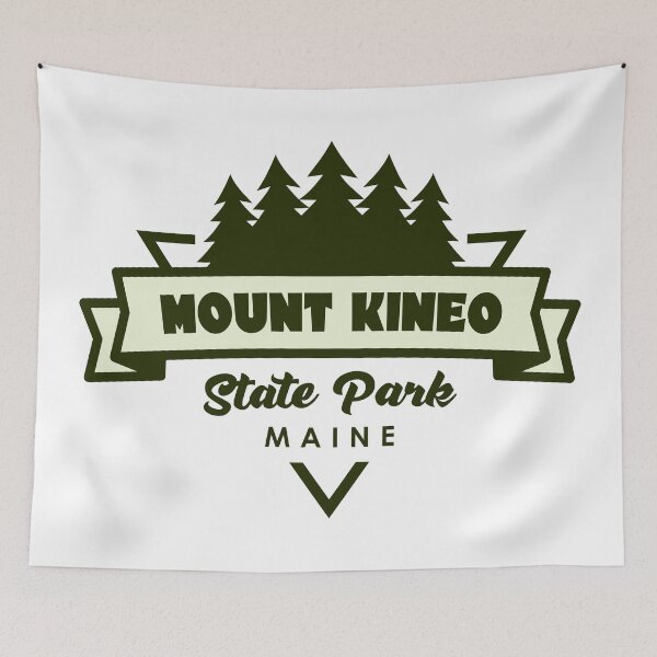 Item preview, Mount Kineo State Park Maine Trees And Ribbon designed and sold by bivenart.