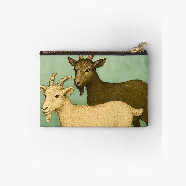 Item preview, Two goats: one black, one white designed and sold by Steffani Lehmann.