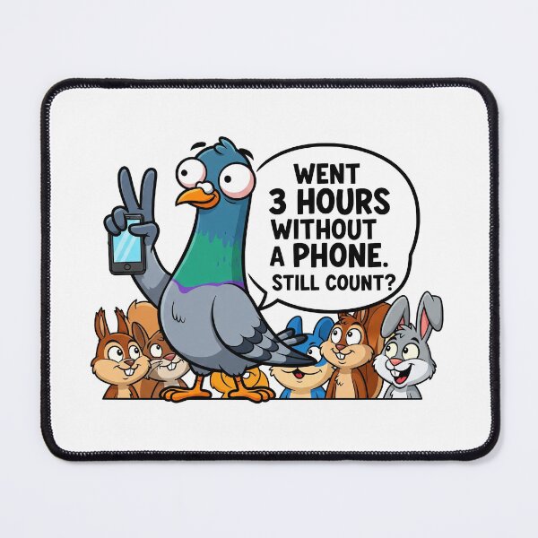 Item preview, 3h no phone Pigeon  designed and sold by PigeonVerse.