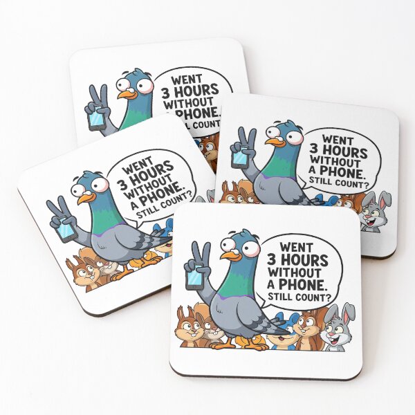 Item preview, 3h no phone Pigeon  designed and sold by PigeonVerse.