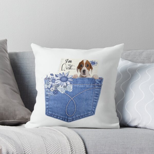 Item preview, Bluer than Blue Collection - I'm Lost Puppy in Blue Pocket Jeans  designed and sold by Dailywalker22.