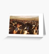 Ancient Phalanx Greeting Card