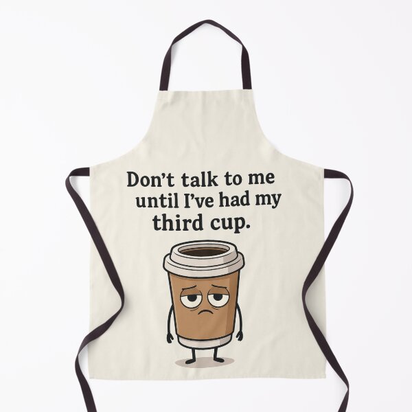 Item preview, Don’t Talk to Me Until My Third Cup” – Grumpy Coffee Cup designed and sold by EfraimFunArt.
