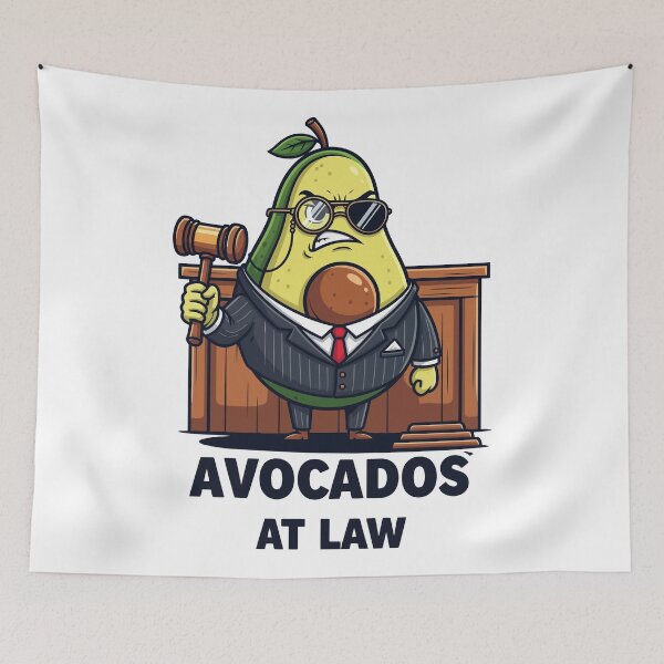 Item preview, Avocados at Law designed and sold by Amir Faysal.