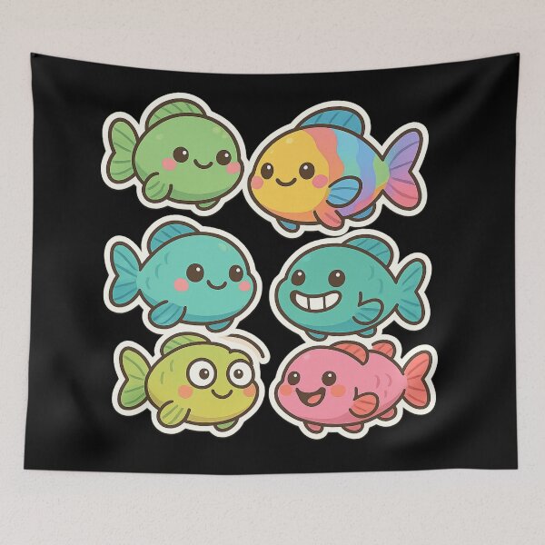 Item preview, Cute Parrot Fish Meme - Funny designed and sold by DamioPolArt.