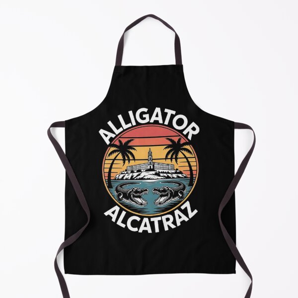 Item preview, Alligator Alcatraz Funny Tropical Prison Design – Vintage Humor Art designed and sold by love3617.