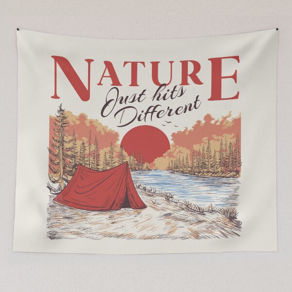 Item preview, Nature Just Hits Different designed and sold by TheWizardRyn.