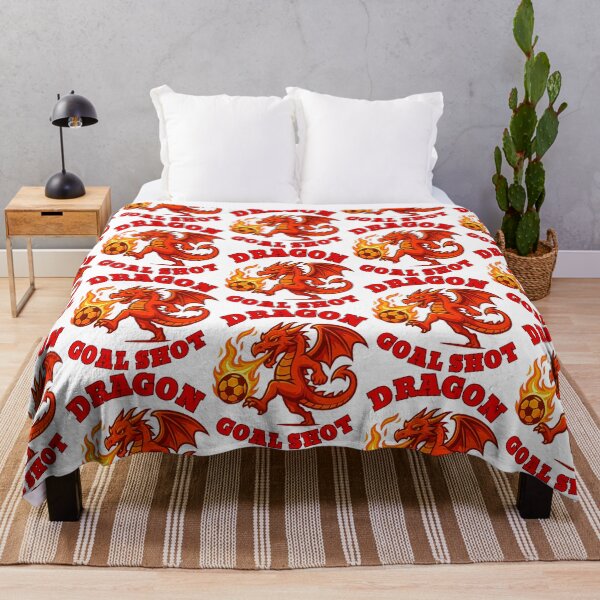 Item preview, Fiery Dragon Soccer Goal Kick – Fantasy Sports Power designed and sold by Taans-Creation.