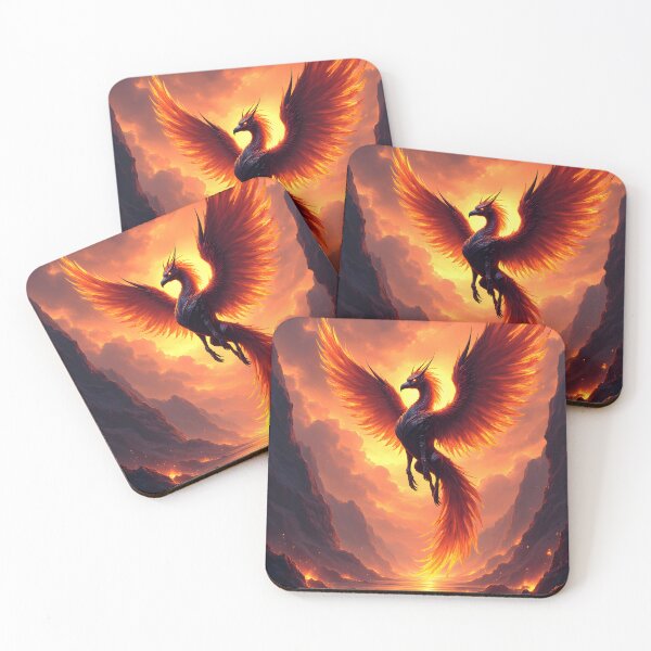Item preview, Phoenix Rising from the Fiery Abyss designed and sold by oanaunciuleanu.