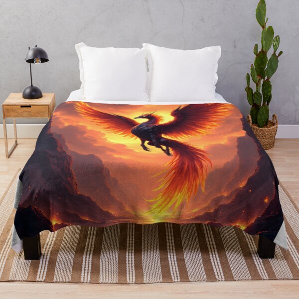 Item preview, Phoenix Rising from the Fiery Abyss designed and sold by oanaunciuleanu.