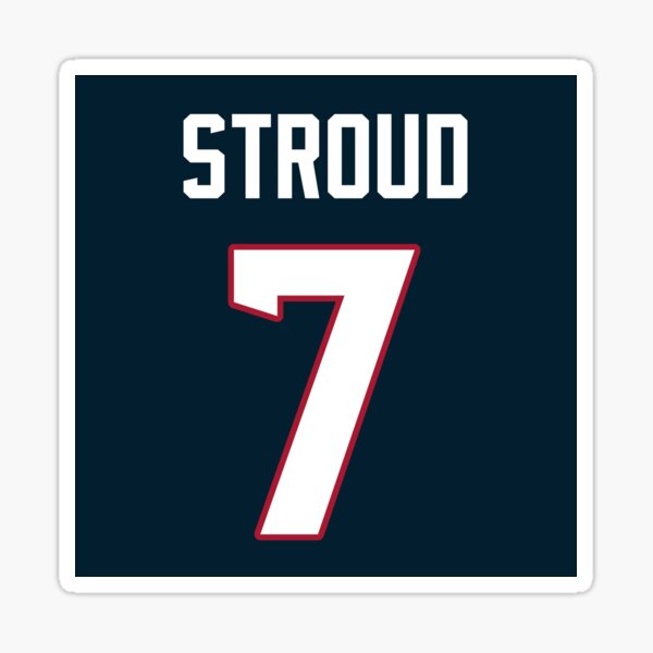 CJ Stroud #7 (Texans) Sticker