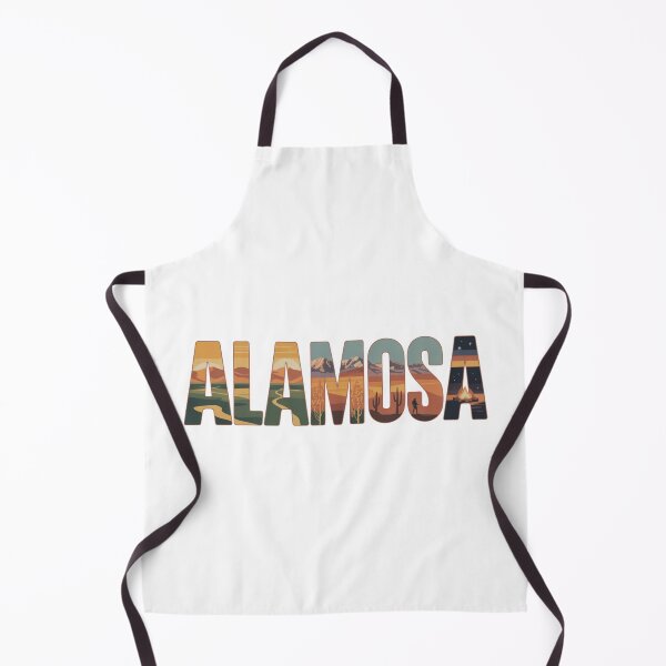 Item preview, Alamosa Colorado Retro Lettering – Desert, Dunes & Mountains Travel Art Design designed and sold by CircinusStore.