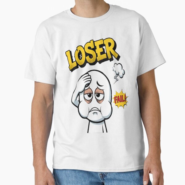 Item preview, Loser cartoon fail to think designed and sold by Laksa Studios.