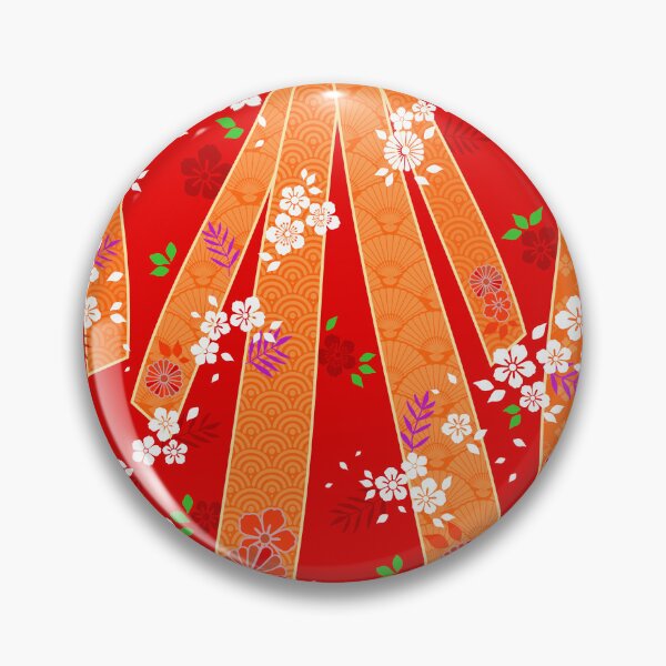 Item preview, Japanese Floral Kimono Pattern Spring designed and sold by urrin DESIGN.