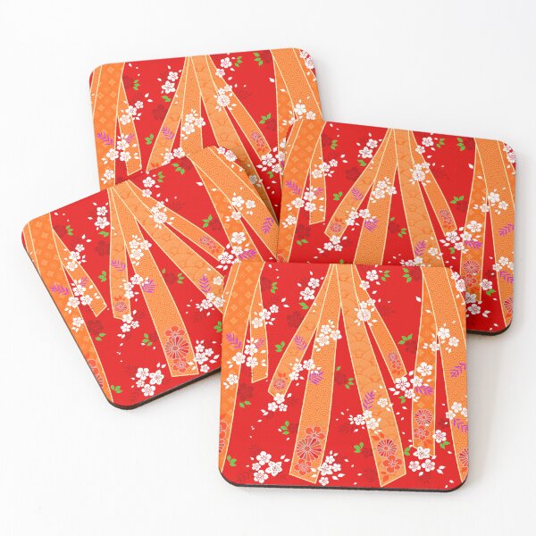 Item preview, Japanese Floral Kimono Pattern Spring designed and sold by urrin DESIGN.