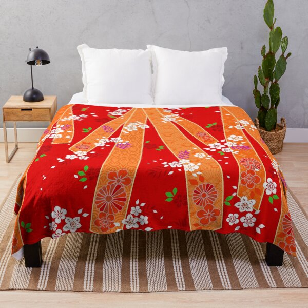 Item preview, Japanese Floral Kimono Pattern Spring designed and sold by urrin DESIGN.