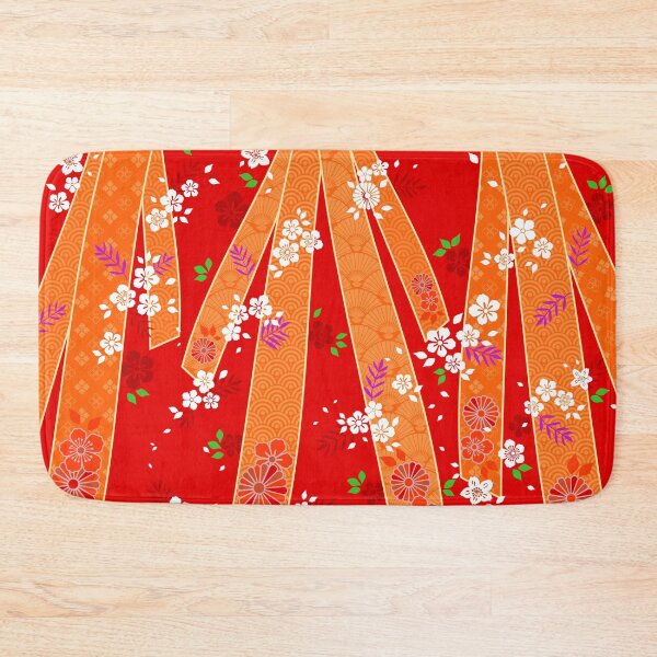 Item preview, Japanese Floral Kimono Pattern Spring designed and sold by urrin DESIGN.