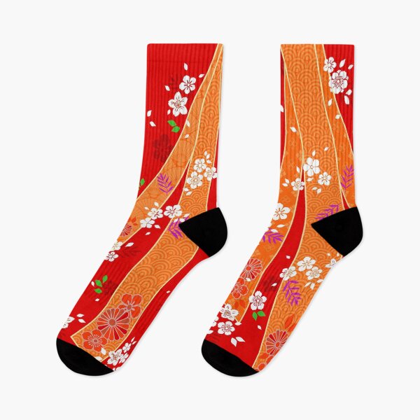 Item preview, Japanese Floral Kimono Pattern Spring designed and sold by urrin DESIGN.