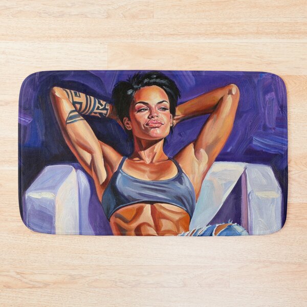 Item preview, Painting art of a woman reclining on a chair modern art designed and sold by Vintage Designs +.
