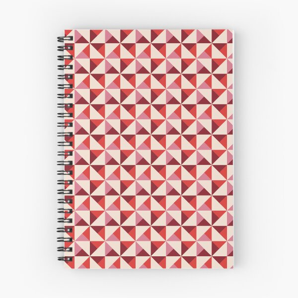 Item preview, Red Pink Beige Geometric Triangle Pattern designed and sold by Nakhorn.