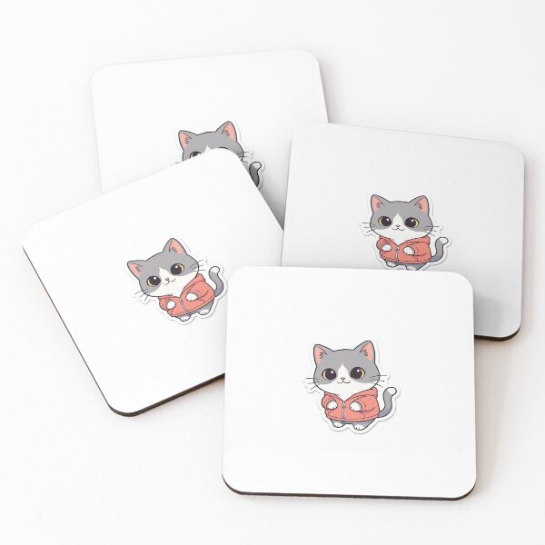 Item preview, cat drawing cute sticker designed and sold by nuriazcg.