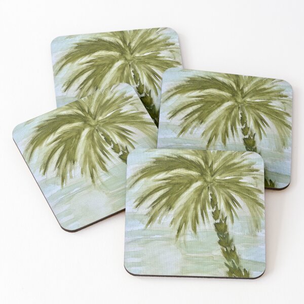 Item preview, Green Palm Tree Painting  designed and sold by MatrixTattoo.