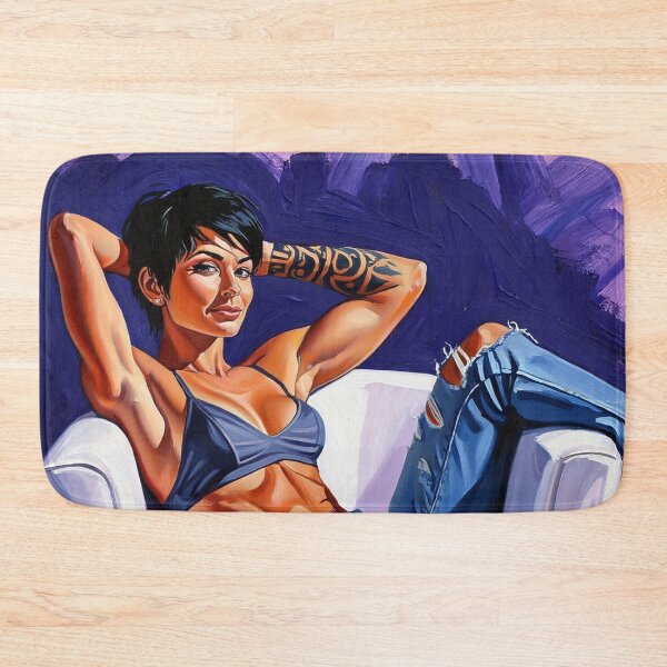 Item preview,  Painting art of a woman reclining on a chair modern art designed and sold by Vintage Designs +.