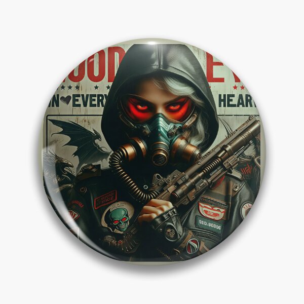 Item preview, Cyberpunk Lady Gas Mask Hood designed and sold by Voodoo Store Paranormal Collections.
