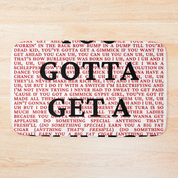 Item preview, Gypsy Lyrics designed and sold by broadwaygirl142.