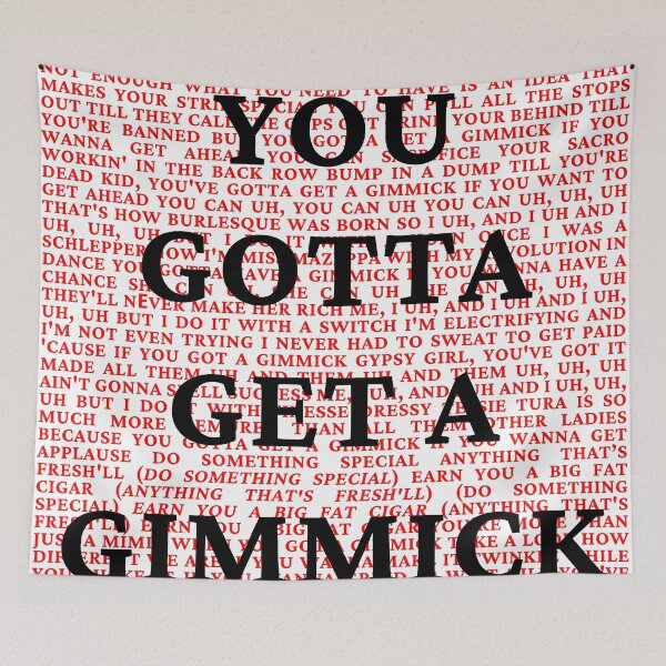 Item preview, Gypsy Lyrics designed and sold by broadwaygirl142.