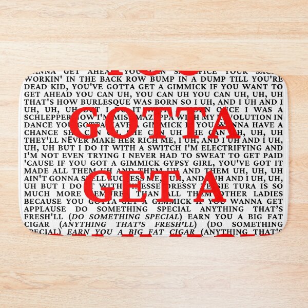 Item preview, Gypsy Lyrics designed and sold by broadwaygirl142.