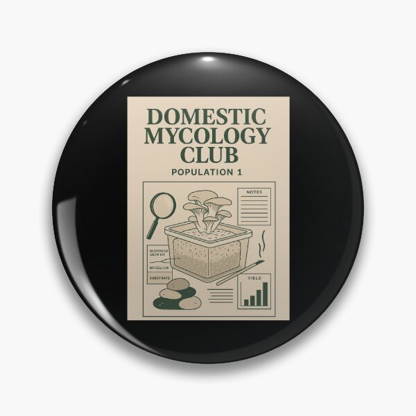 Item preview, Domestic Mycology Club: Population 1 designed and sold by EuropeanPrints.